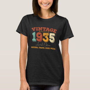 Camiseta Curioso presente de aniversário de 90 anos de 1935