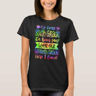 Camiseta Curioso Tão Longo Que O Sexto Ano Olha O Sétimo An