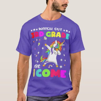 Camiseta Curioso Unicórnio Assista O 3º Ano Aqui Volto