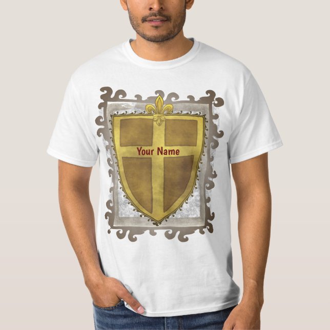 Camiseta Curl Fleur De Lis Shield T-Shirt (Frente)