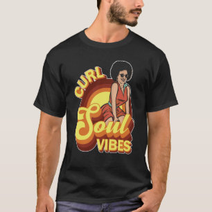 Camiseta Curl Soul Vibes Cabelo Curvo Cabelo Curvo