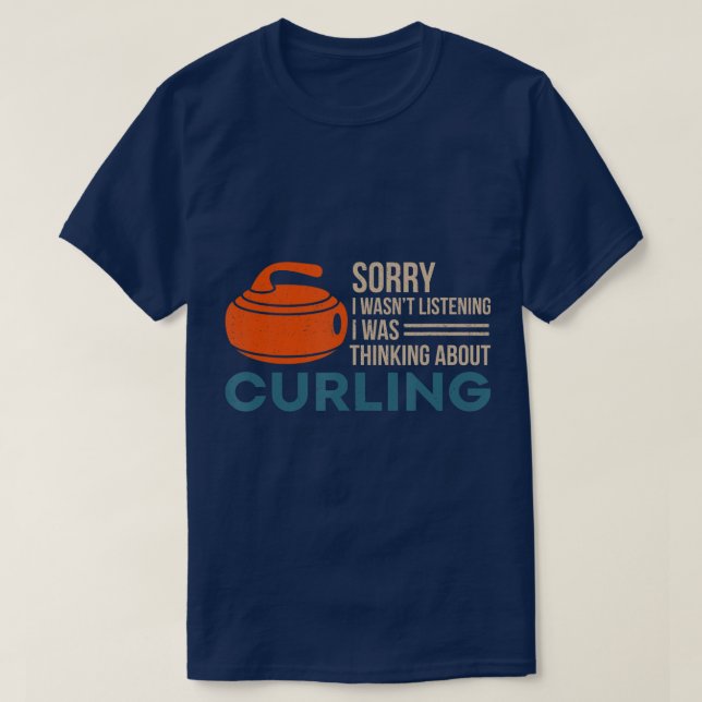 Camiseta Curler Curler Broom Precision Esportivo Curling (Frente do Design)