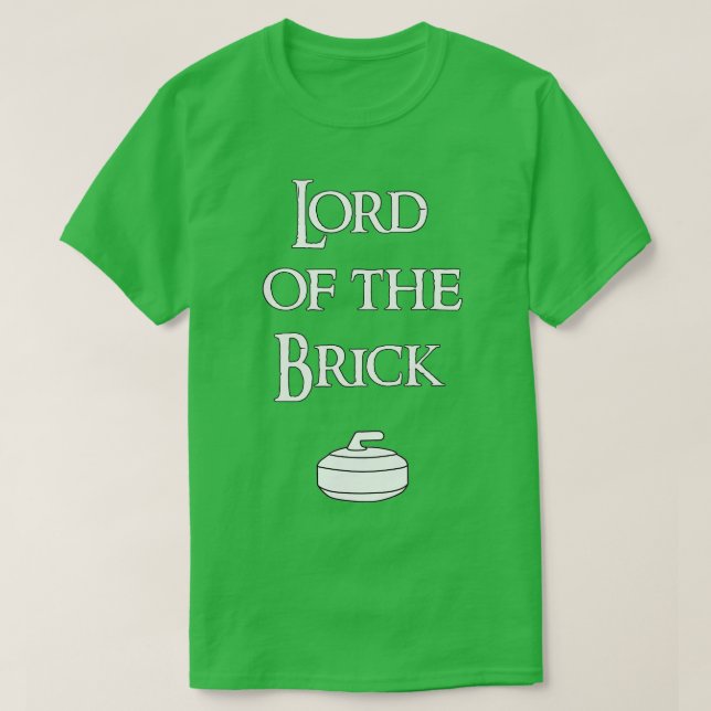 Camiseta Curler - Senhor do Brick Curling (Frente do Design)