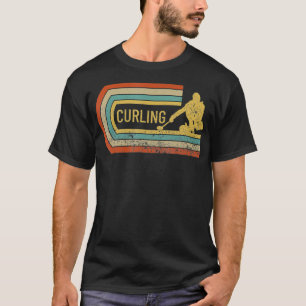 Camiseta Curler Silhouette Distresse Retro Curto