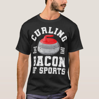 Camiseta Curler Winter Sports Player Curling É O Bacon