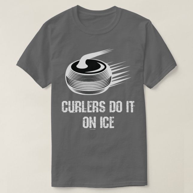 Camiseta Curlers Fazem-No No Gelo 3 (Frente do Design)