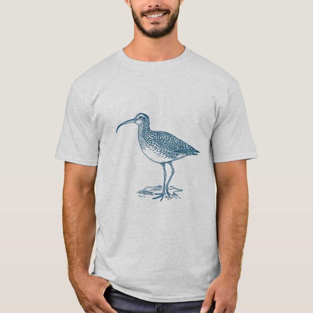 Camiseta Curlew - Azul Oceano (Frente)
