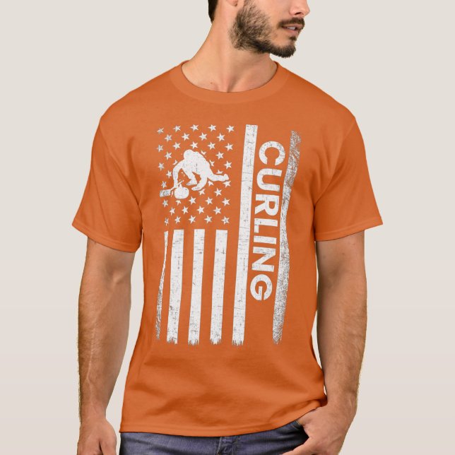 Camiseta Curling americano (Frente)