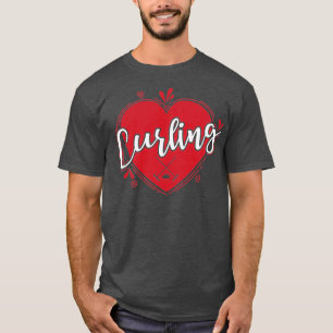 Camiseta Curling Avec un cur Sports dx27hiver