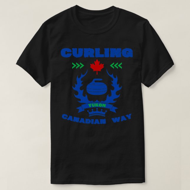 Camiseta Curling Canadian Way Yukon (Frente do Design)