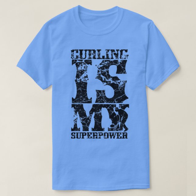 Camiseta Curling Curler 19 (Frente do Design)