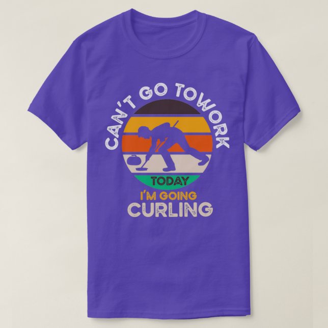 Camiseta Curling Curling Curling Winter Sports Curling (Frente do Design)