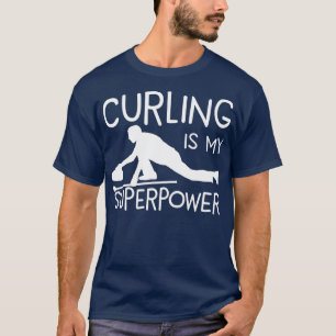 Camiseta Curling É Minha Ideia De Presente Super Poder Para