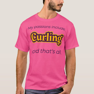 Camiseta Curling é minha paixão