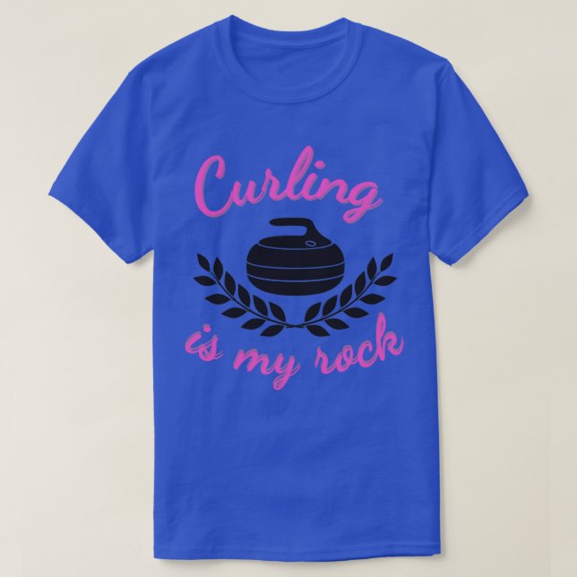 Camiseta Curling é minha pedra (Frente do Design)
