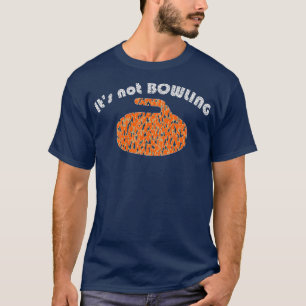 Camiseta Curling e não boliches