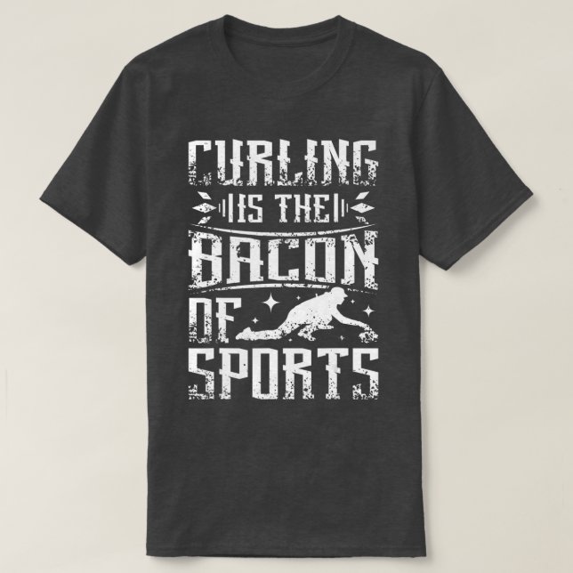Camiseta Curling é o bacon dos esportes (Frente do Design)