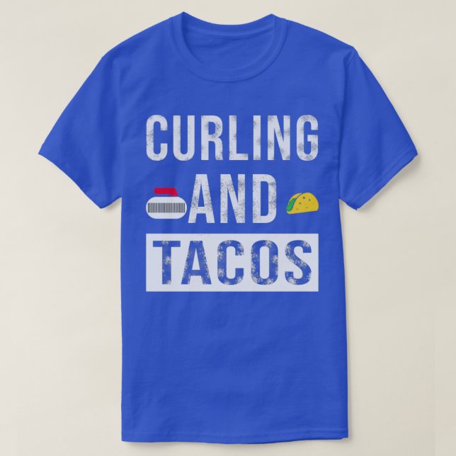 Camiseta Curling E Tacos 12 (Frente do Design)