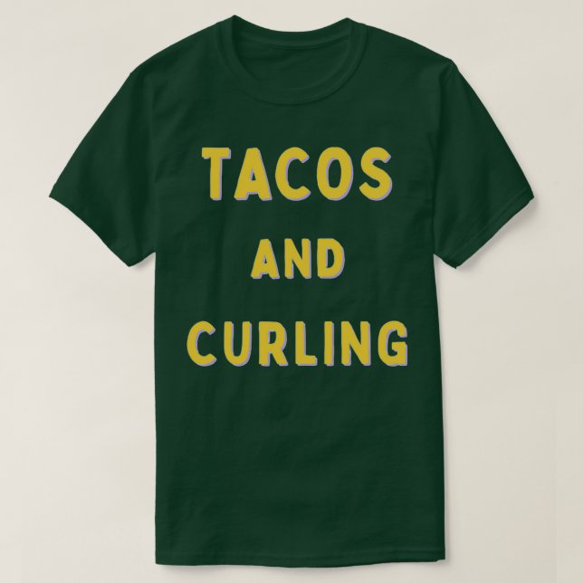 Camiseta Curling E Tacos 21 (Frente do Design)