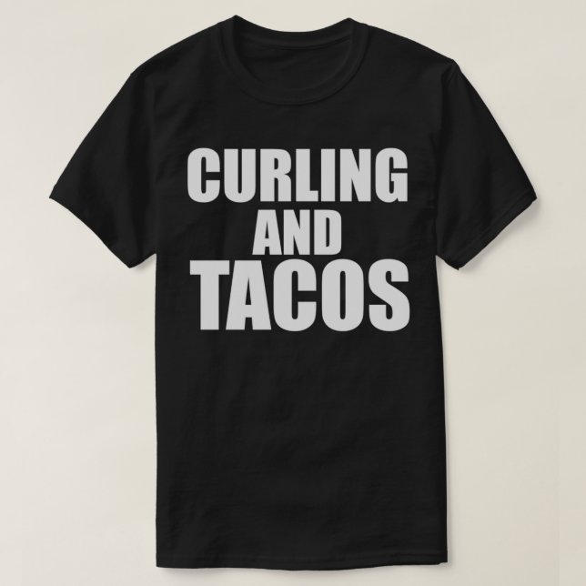 Camiseta Curling E Tacos 22 (Frente do Design)