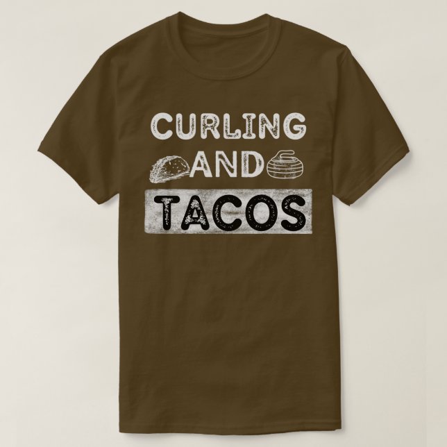 Camiseta Curling E Tacos 5 (Frente do Design)