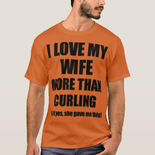Camiseta Curling Husband Engraçada Ideia De Namorados Para 