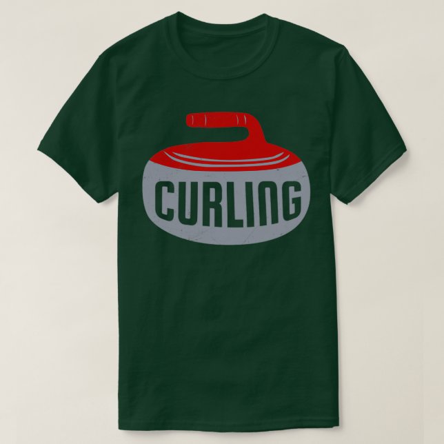 Camiseta Curling Ice sport Curling Lover Dom Ideia 4 (Frente do Design)