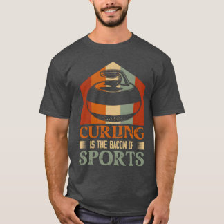 Camiseta Curling Ishe Bacon Of Sports Ice Sport Broom Cur b