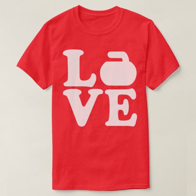 Camiseta Curling Love (Frente do Design)