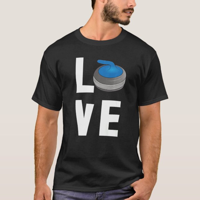Camiseta Curling Love Gaming Men Maior Curling D do Mundo (Frente)