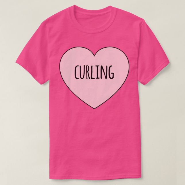 Camiseta Curling Lover I Love Curling Pride (Frente do Design)