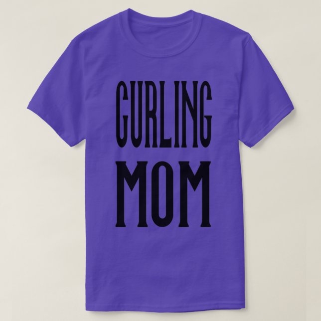 Camiseta Curling Mãe 1 (Frente do Design)