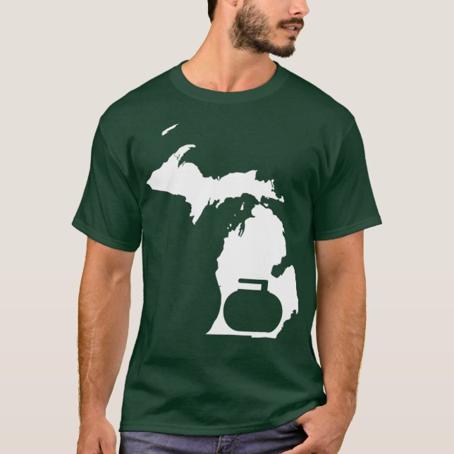 Camiseta Curling Michigan (Frente)