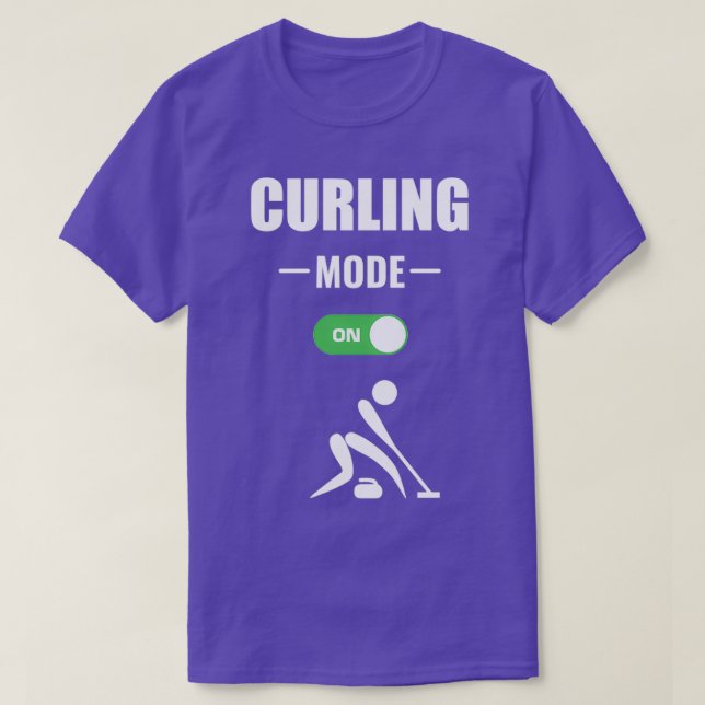 Camiseta curling mode on (Frente do Design)