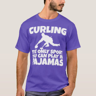Camiseta Curling O Único Esporte Que Você Pode Jogar De Pij