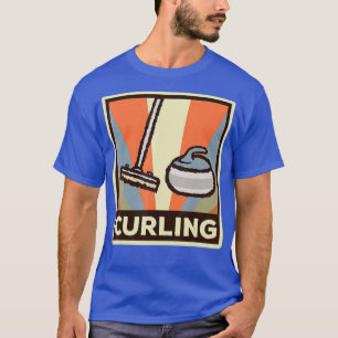 Camiseta Curling Old School Gift Curling Gift Idea Stone Cu