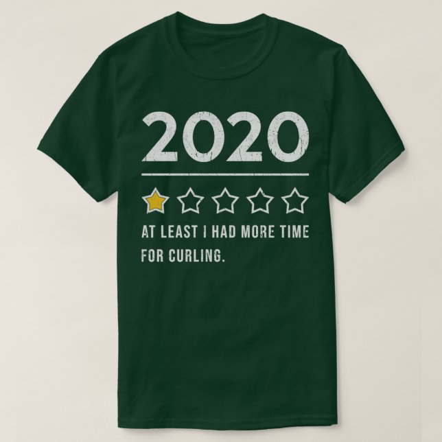 Camiseta Curling Say Engraçado 2020 (Frente do Design)