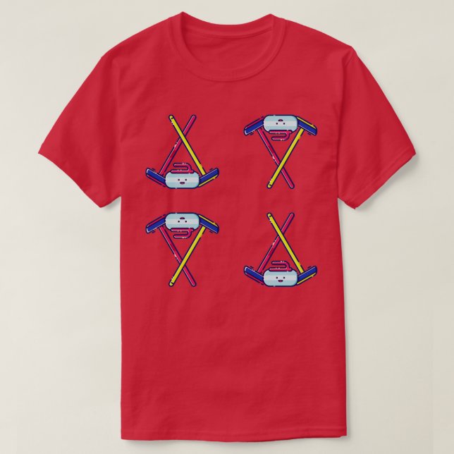 Camiseta Curling Sport Set Pack (Frente do Design)