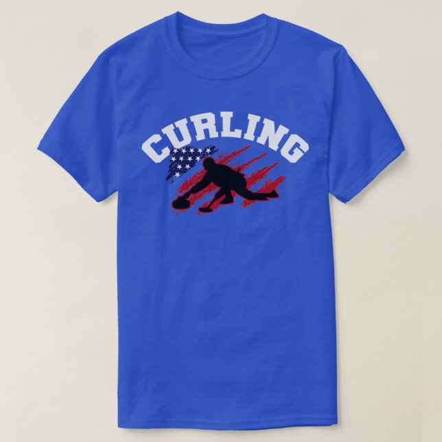 Camiseta Curling Sports Lover (Frente do Design)