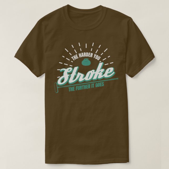 Camiseta Curling Stroke (Frente do Design)