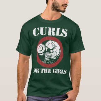Camiseta Curls Para As Meninas Engraçadas Hábito De Constru