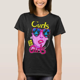 Camiseta Curls Para Raparigas Ajustado De Construção De Car