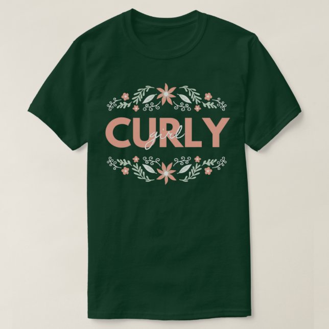 Camiseta Curly Girl Hair Afro (Frente do Design)