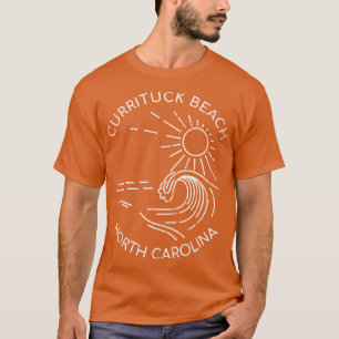 Camiseta Currituck Beach North olina Sun Sand e Surf