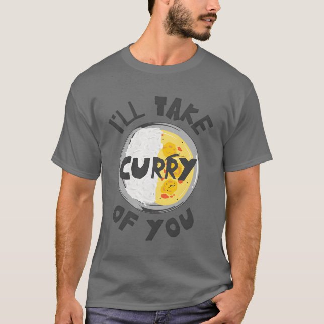 Camiseta Curry South Asian Cuisine Indian Food Foodie vinta (Frente)