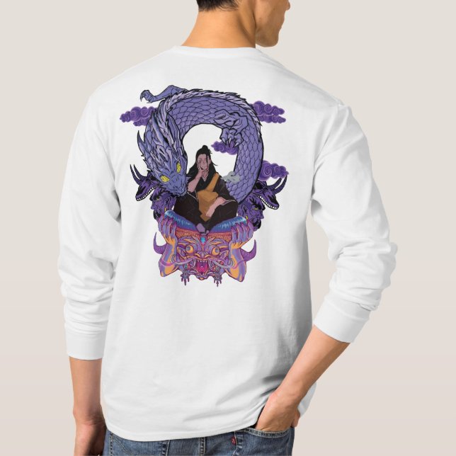 Camiseta 🖤Cursed Elite Sorcerer Tee – Dark Aura Edition (Verso)