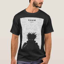 Camiseta Cursed Shadow Figure Dark Anime Silhouette Choso