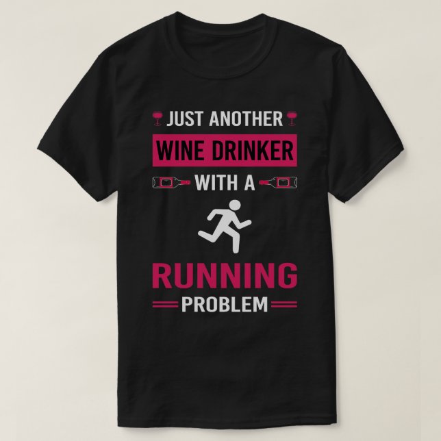 Camiseta Curso de Corrida do Bebê de Vinho (Frente do Design)