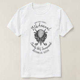 Camiseta Curso de Equipes de Torneio de Golfe de Caridade