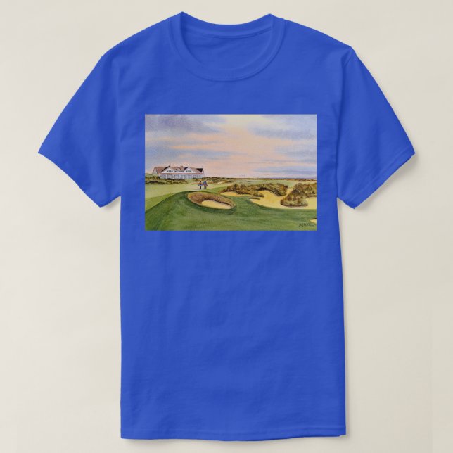 Camiseta Curso de Golfe Oceânico da Ilha de Kiawah (Frente do Design)